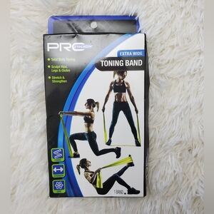 Pro Strength Extra Wide Toning Resistance Sculpting Band Exercise Stretch Bands